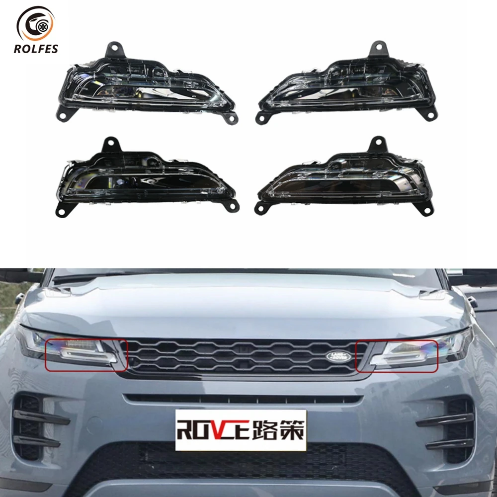 

ROLFES Car LED Front Fog Lights Assembly LR119469-B LR119470-B LR116033-B LR116034-B For Land Rover Range Rover Evoque 2020