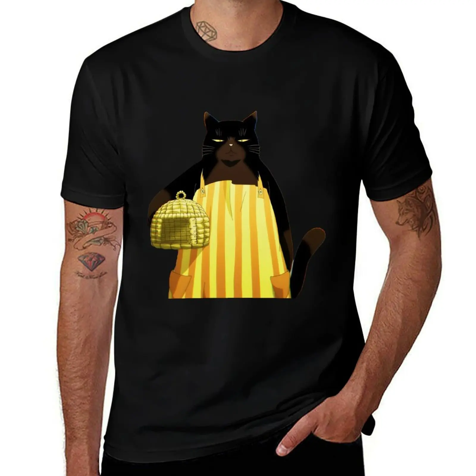 

The Masterful Cat Is Depressed Again Today T-Shirt All Weather Casual Short Sleeve