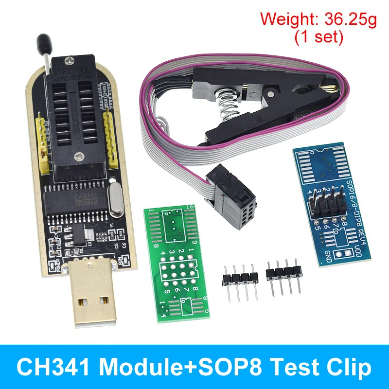 CH341 And Test Clip