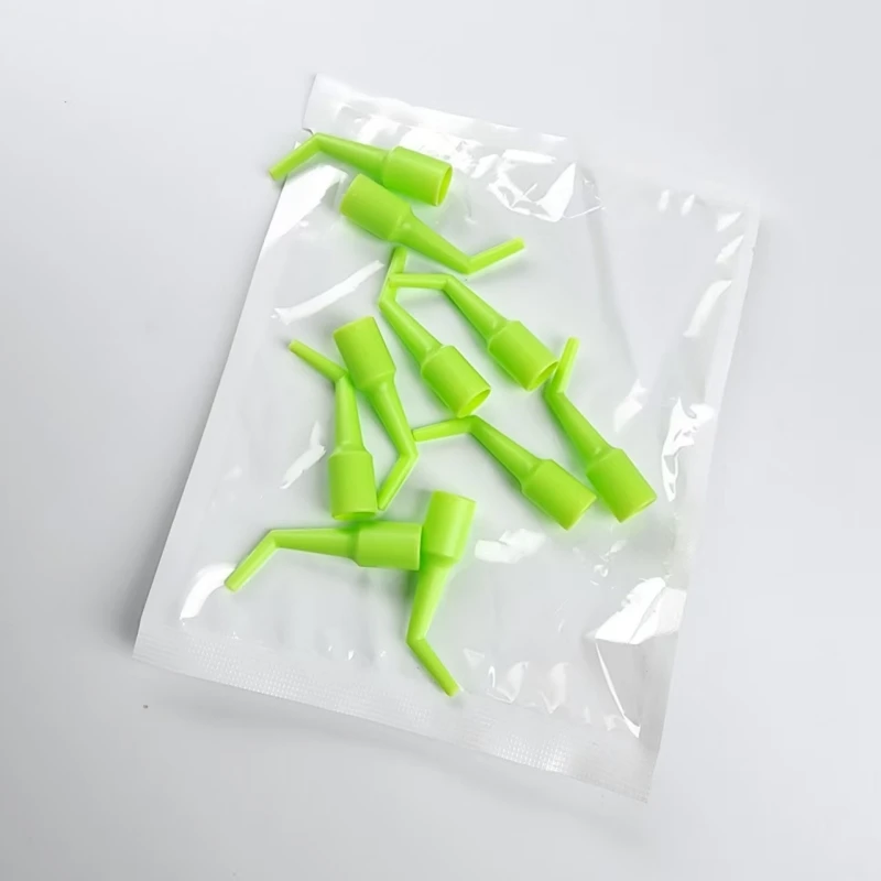 

10pcs Disposable Suction Tip Oral Cavity Surgery Straw Tools Conversion Head Bend Pipe igh Temperature Resistant