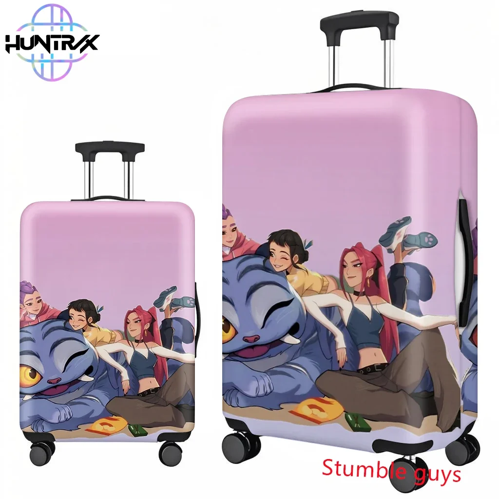 

Kpop Demon Hunters Luggage Cover Soft Anime Protector Fits 18-32 Inch Daily Travel Suitcases