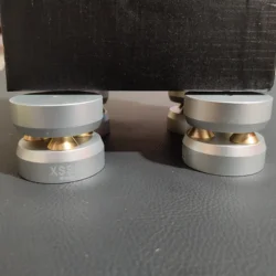 New Home Theater Audio Audiophile Grade Shock Damping Pad HIFI Speaker CD Amplifier Three-dimensional ISOLATION FEET Brass Spike