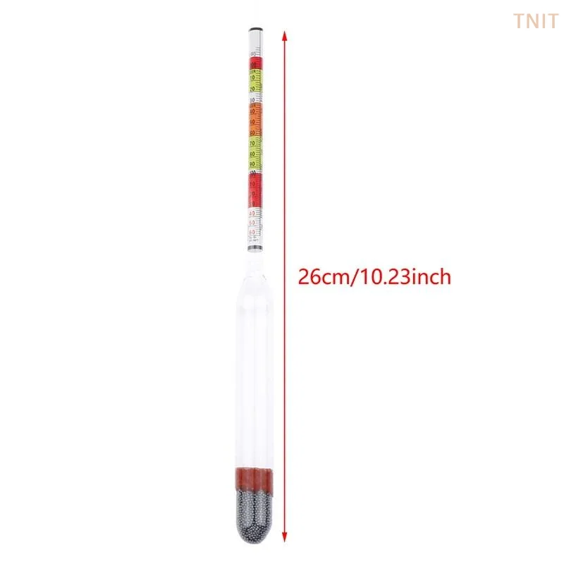 [J] 1Pcs 3 Scale Hydrometer For Wine Beer Cider Alcohol Testing Fitting With Home Brew