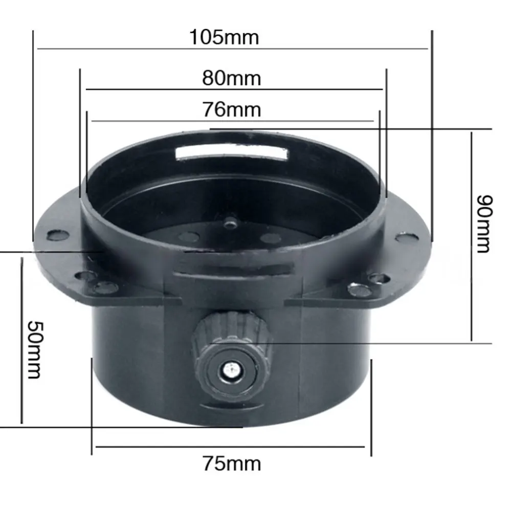 

60/75/90 мм автомобильный разъем выхлопной трубы адаптер для Webasto дизельный стояночный обогреватель пластиковый разъем выхлопной трубы адаптер