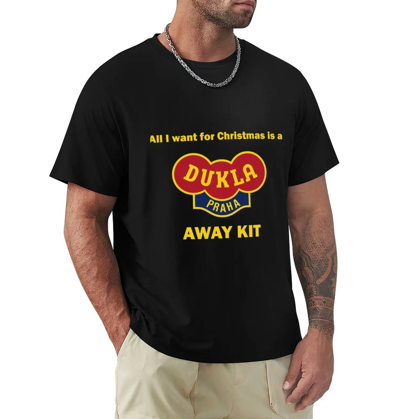 

Dukla Prague Extérieur Kit . classique T-Shirt T-shirts man anime funny meme t-shirts mens cotton t shirts