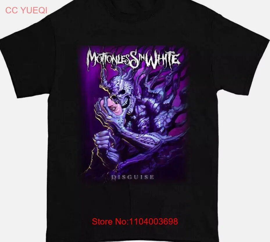 MOTIONLESS IN WHITE Disguise Unisex s-2xl Black Tee shirt