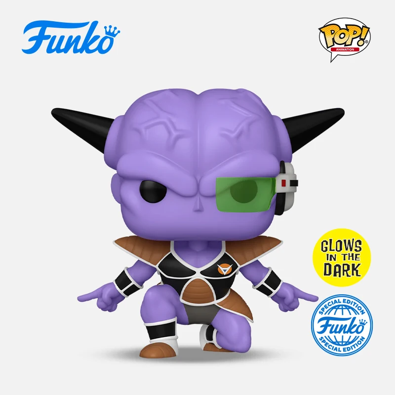 Funko Pop Dragon Ball Z obra de arte cómico villano Rally figura de Anime Bart Kinu Karkarot modelo luchadores decoración de mesa coleccionar regalos