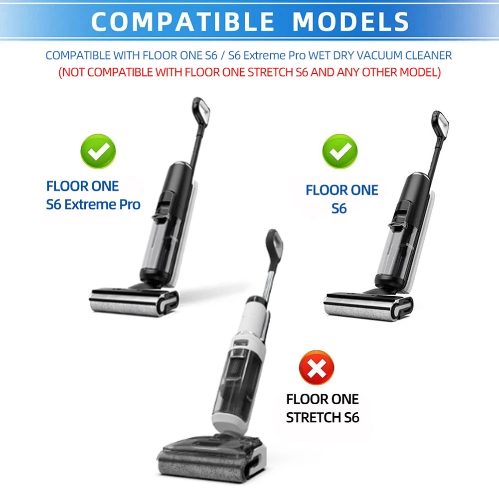 Voor Floor ONE S6/S6 Extreme Pro draadloze nat- en droogstofzuiger vervangende onderdelen rolborstel Hepa-filter