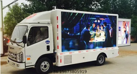 Multi-Functional Van Outdoor Mobile Billboard LED AD Vehicle Display for  Advertising Promotions Public Relations