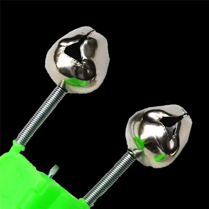 

A55T 300Pcs Fishing Gear Bell Double Bell Fishing Bell Alarm Sea Pole Clamp Bell Fishing Rod Clamp Tip Clip Bellsaccessories