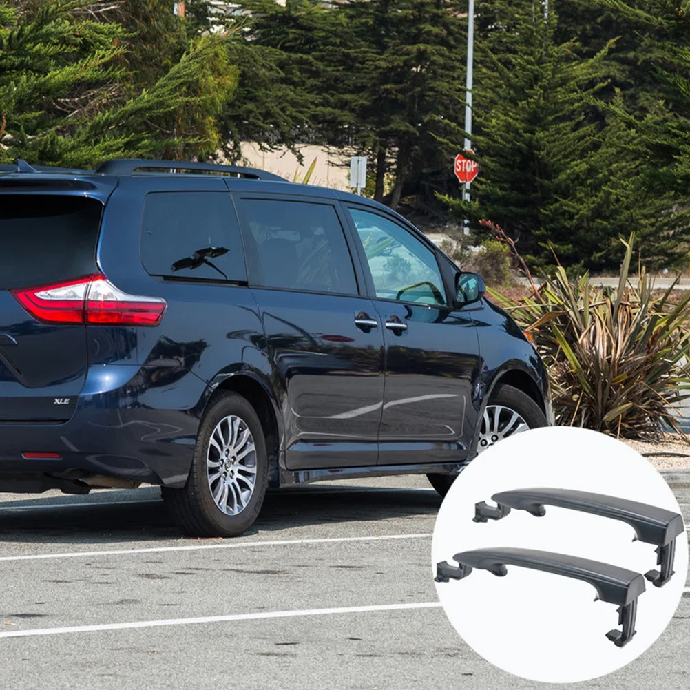 

2Pcs Car Rear Door Handle Sturdy Durable Replacement for Vehicle Left Right Rear Door Handle Car Modified Part