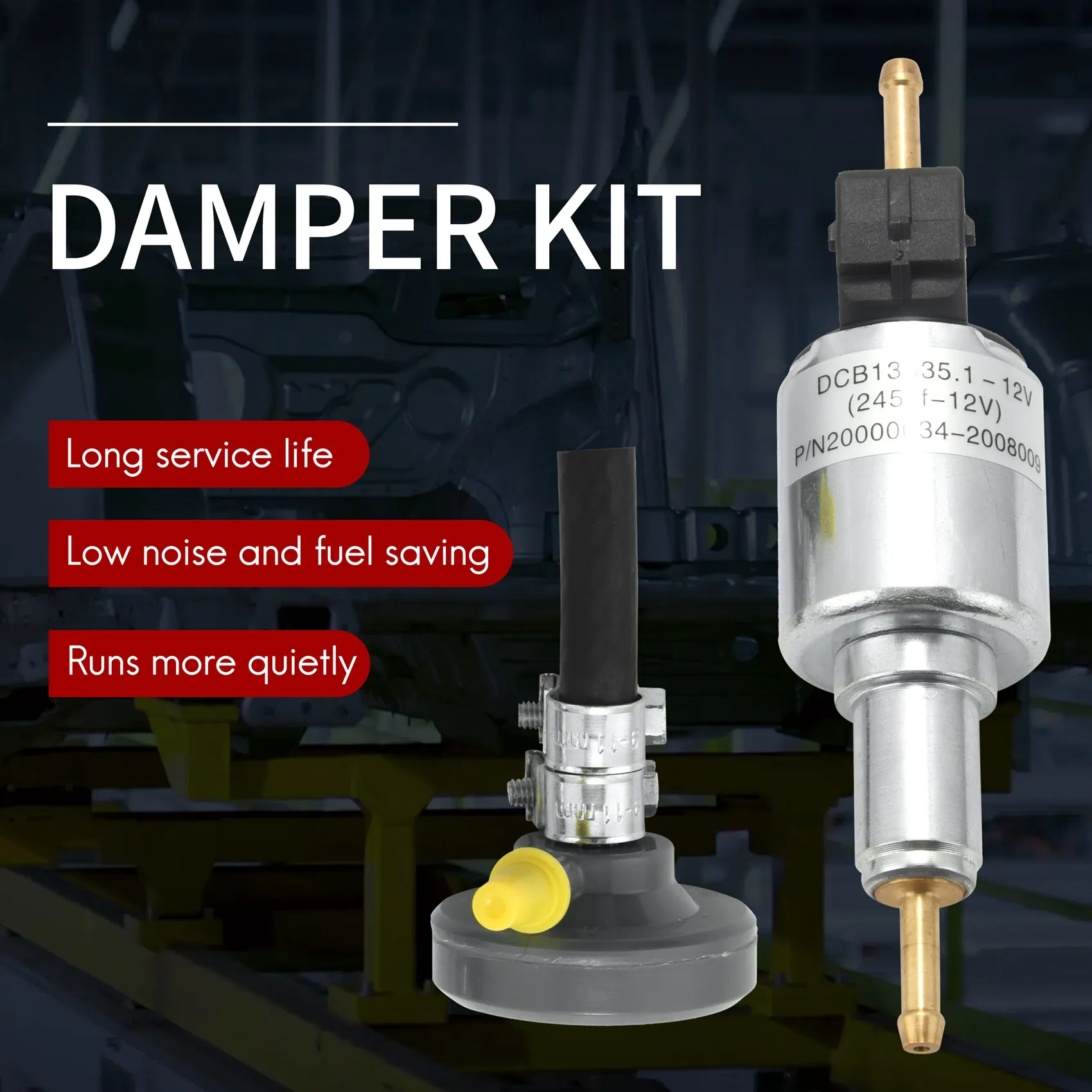 Customer Favorite 12V DP30 Heater Fuel Pump With Dampener 86115A 86115B Replace For Webasto Heater