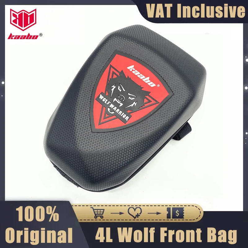 EU Stock Original Kaabo Wolf Warrior Wolf GT Scooter Front Bag 4L Large Capacity Wolf King Bag With Logo Original Spare Parts