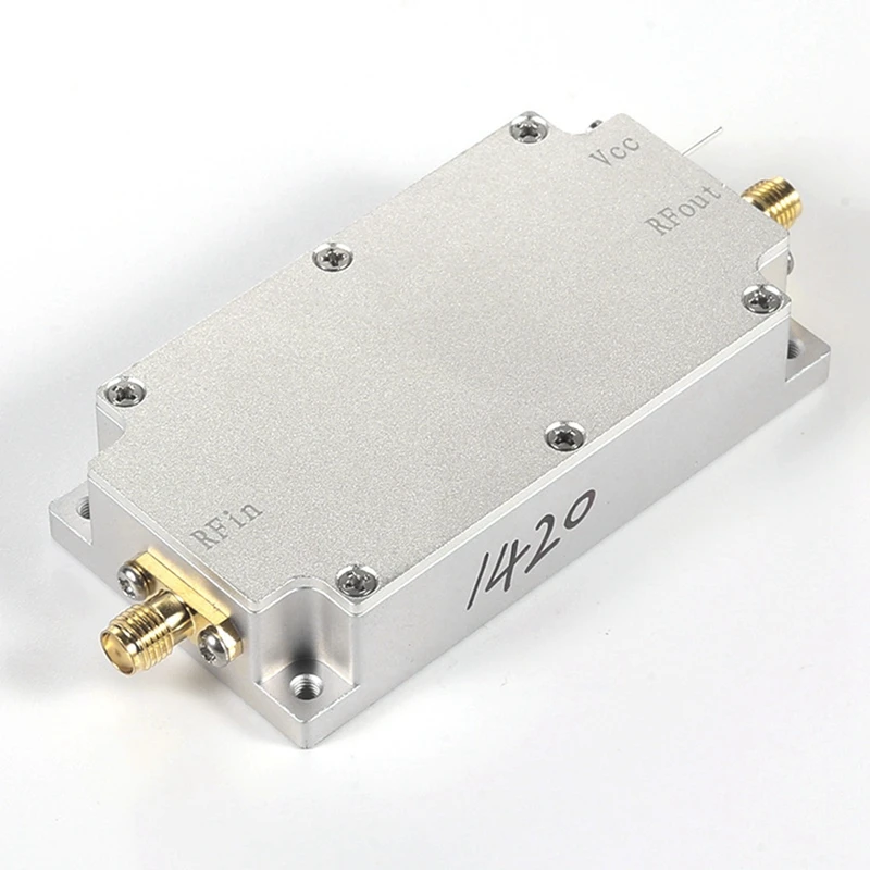 1420Mhz RF Power Amplifier 15W High Gain Signal Booster For Drone GPS Beidou WIFI Ham Radio