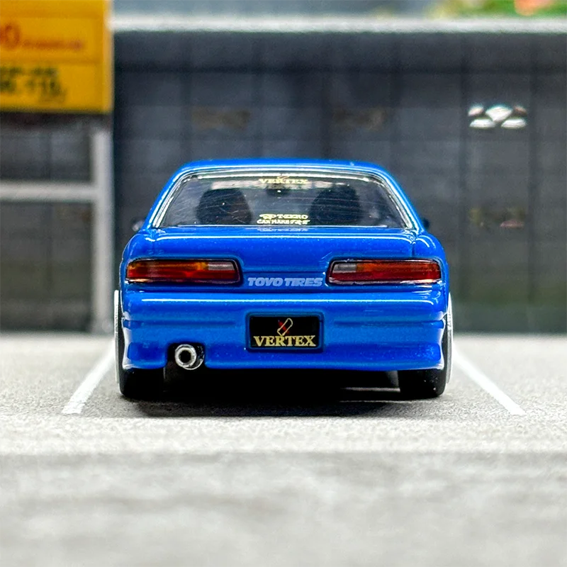 Tarmac Works 1:64 VERTEX Nissan Silvia S13 alloy car model