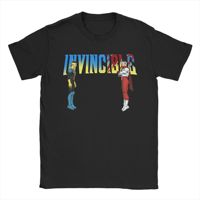 Invincible Standoff Mark Grayson T-Shirt for Men Nolan Grayson Leisure Cotton Tee Shirt Crew Neck Short Sleeve T Shirt Clothing
