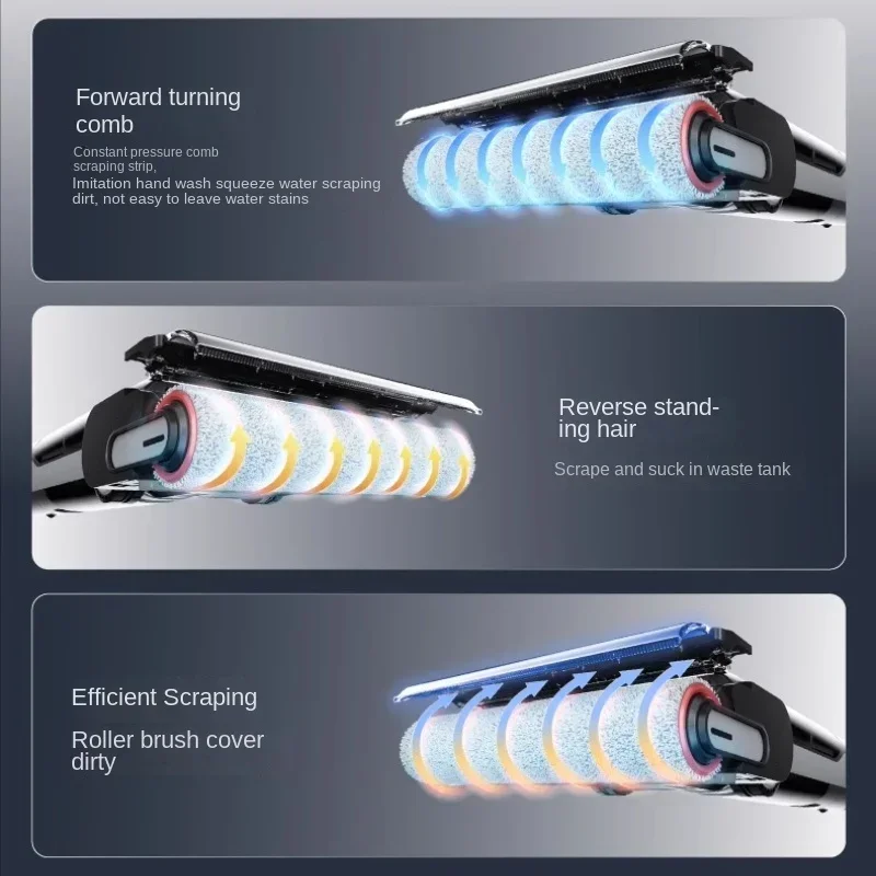 Dreame H30 ウルトラフロアスクラバー、温洗い、乾燥、滅菌、平置き、吸引とモップ掛け、家庭用統合