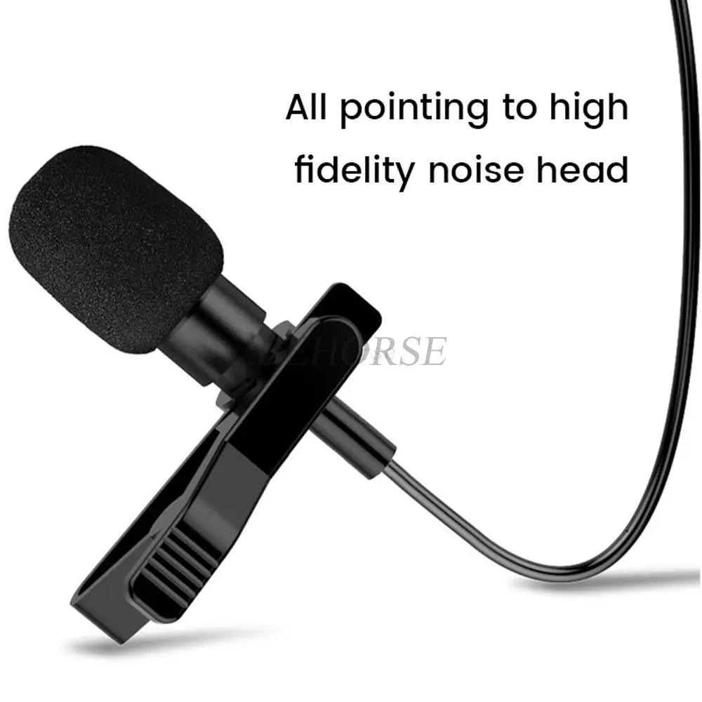 C타입 라발리에 마이크, DJI OSMO 포켓 3 액션 2 액션 3 액션 4 용, 고음질 오디오 케이블 어댑터 액세서리