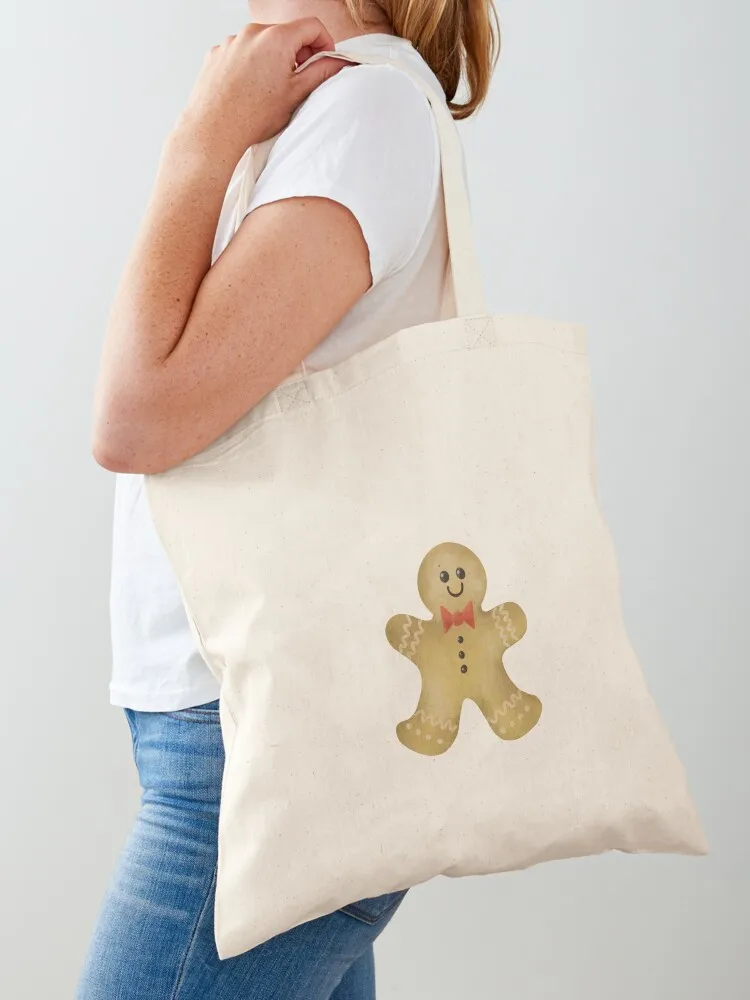 

cute gingerbread man Tote Bag Women's shopping bag tote bag canvas Fabric large tote