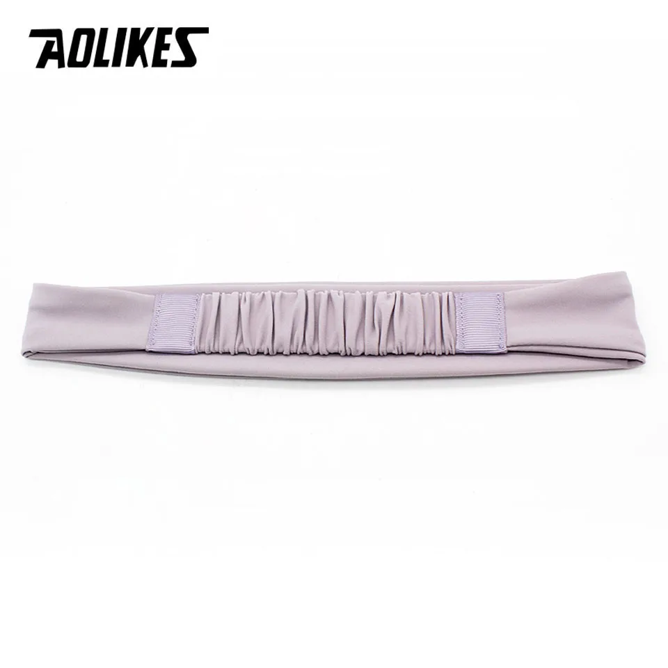 AOLIKES Gym Running Sweatband Sports Headbands Elastic Sweat Head Band Fitness Absorbent Cycling Jog Tennis Yoga Hair Bandage