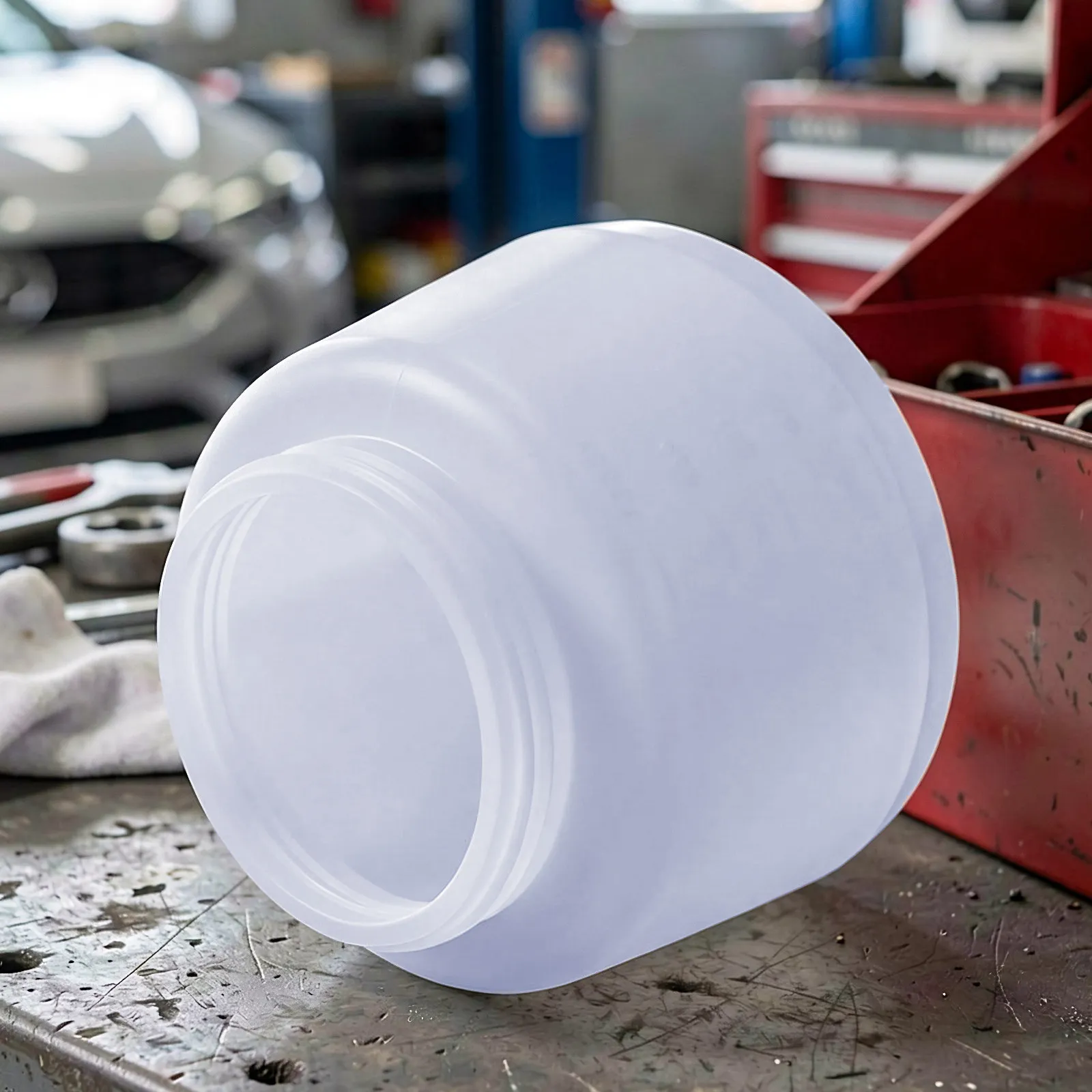 1000Ml Paint Sprayer Cup Large Capacity Plastic Replacement Spray Gun Reservoir Paint Sprayer Fluid Cup for Electric Spray Gun