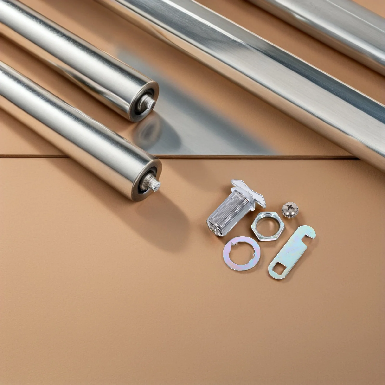 

2Sets Drawer Cam Locks Zinc Alloy Thumb Operated Offset Cabinet Lock Keyless Non-Locking Camper Rv Storage Door Latch