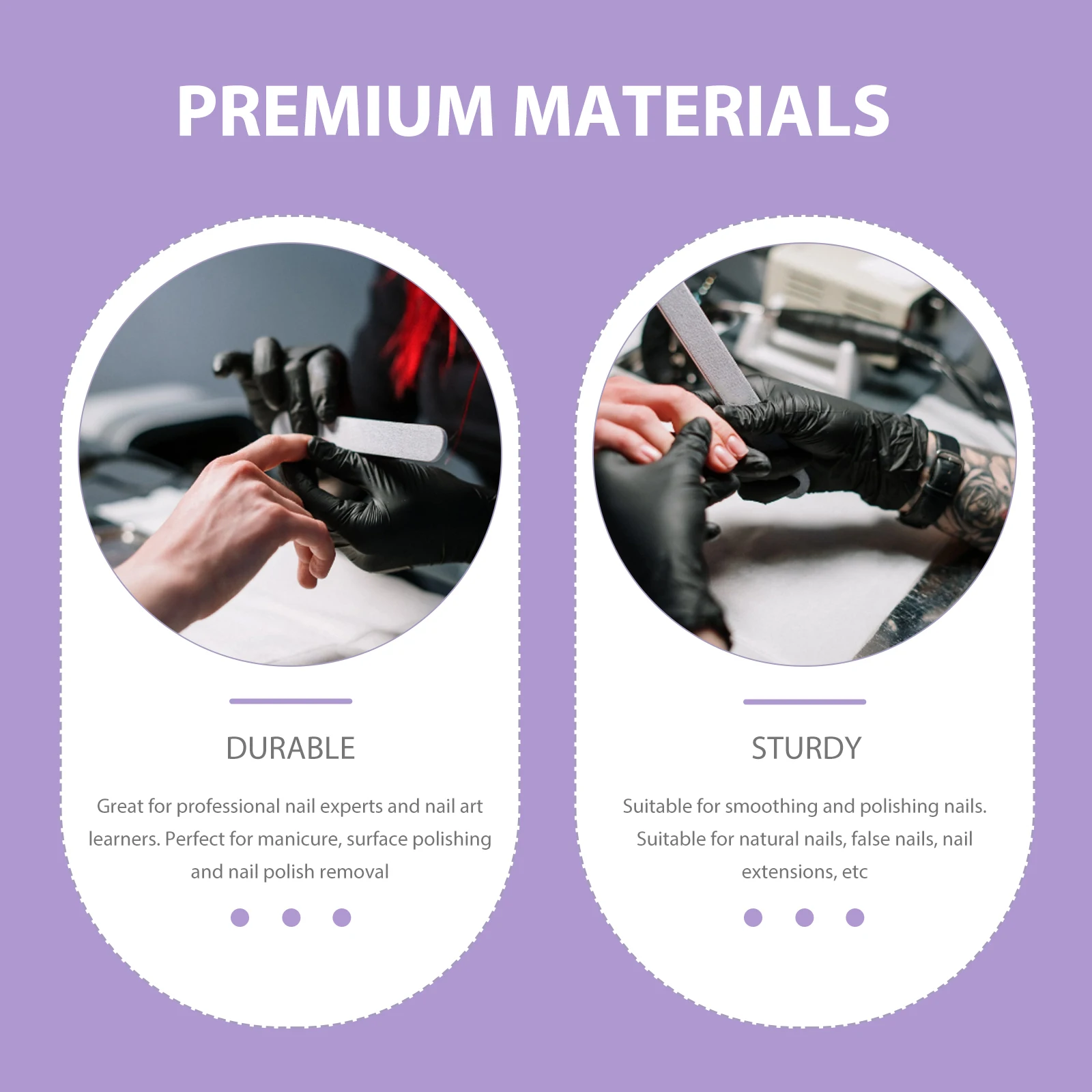 50pcs เล็บบัฟเฟอร์ฟองน้ําส้นเล็บเครื่องมือ Buffing สําหรับเล็บอะคริลิคธรรมชาติเล็บปลอมแฟ้ม Polish Removal