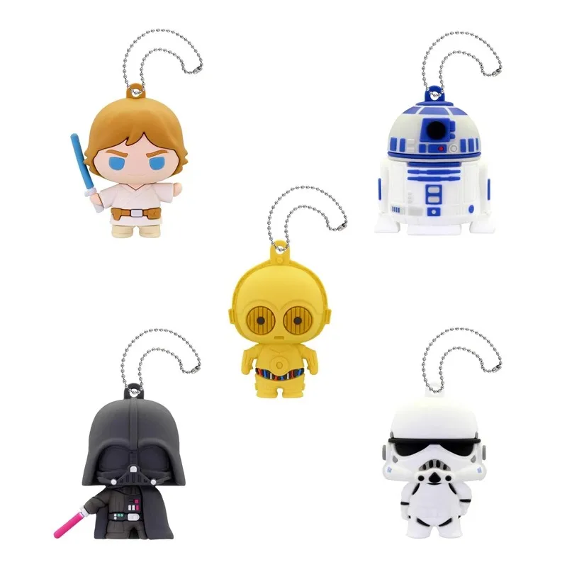 TOMY Original 5 uds Gashapon ьベルinana Star Wars figura de Anime juguetes para niños regalo adornos de modelos coleccionables