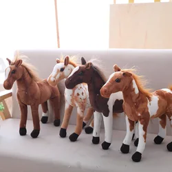 Leuke Creatieve Cartoon Simulatie Paard Knuffelpop Huisdecoratie Ornamenten Kinderen Kawaii Speelgoed Vriendje Verjaardagscadeau