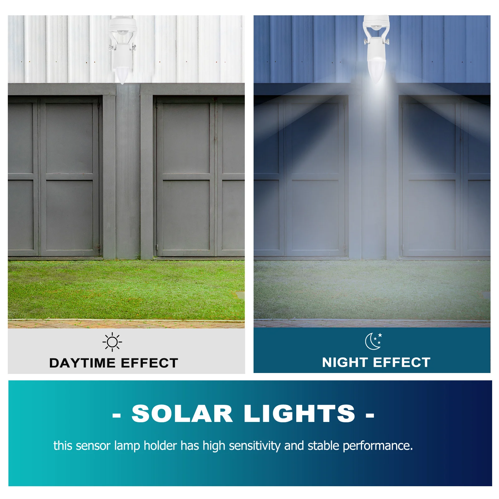 

Sensor Lamp Holder B22 Adjustable Infrared Light Socket For Stair Corridor Hotel Outdoor Durable Pc Iron Material