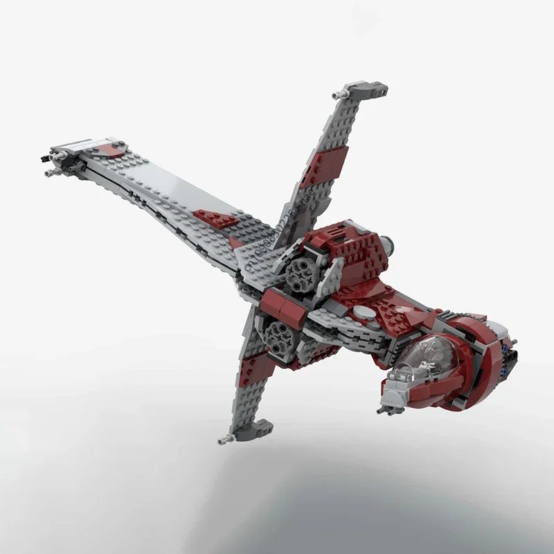 

524pcsPCS B-Wing Mark II Starfighter Building Block MOC Alternate Build Of 75362 T-6 Shuttle Kids Toys Birthday Gifts