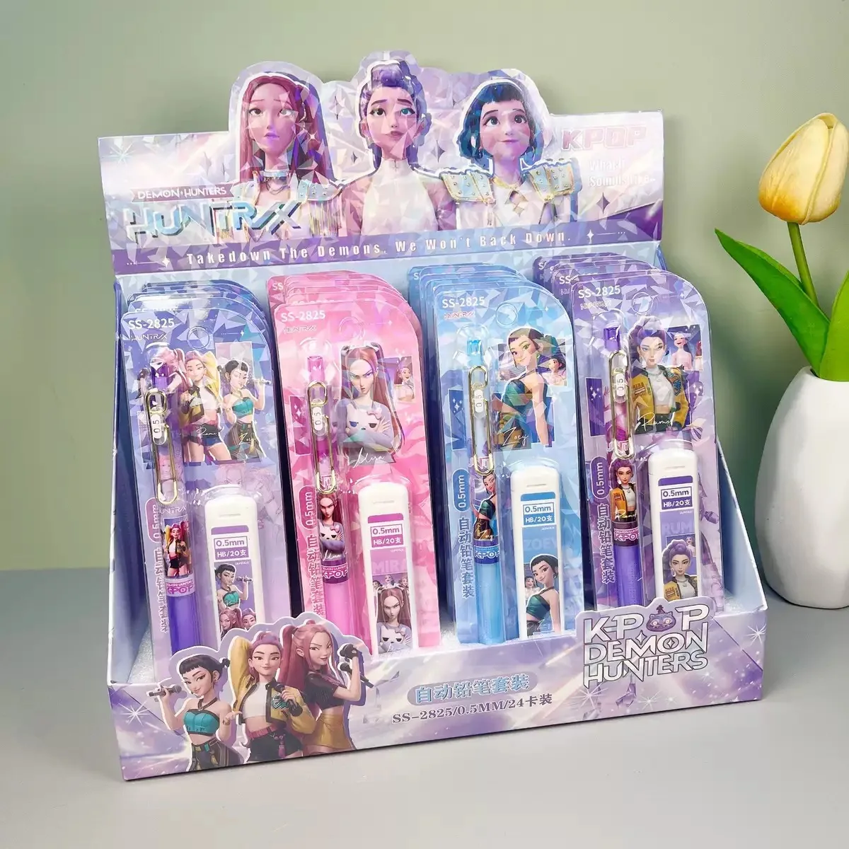 2026 Stylisches Anime-Druckbleistift-Set mit hübschem, mädchenhaftem Design, sanftem Schreibgefühl und stabiler Mine, ideal für den täglichen Gebrauch von Schülerinnen.