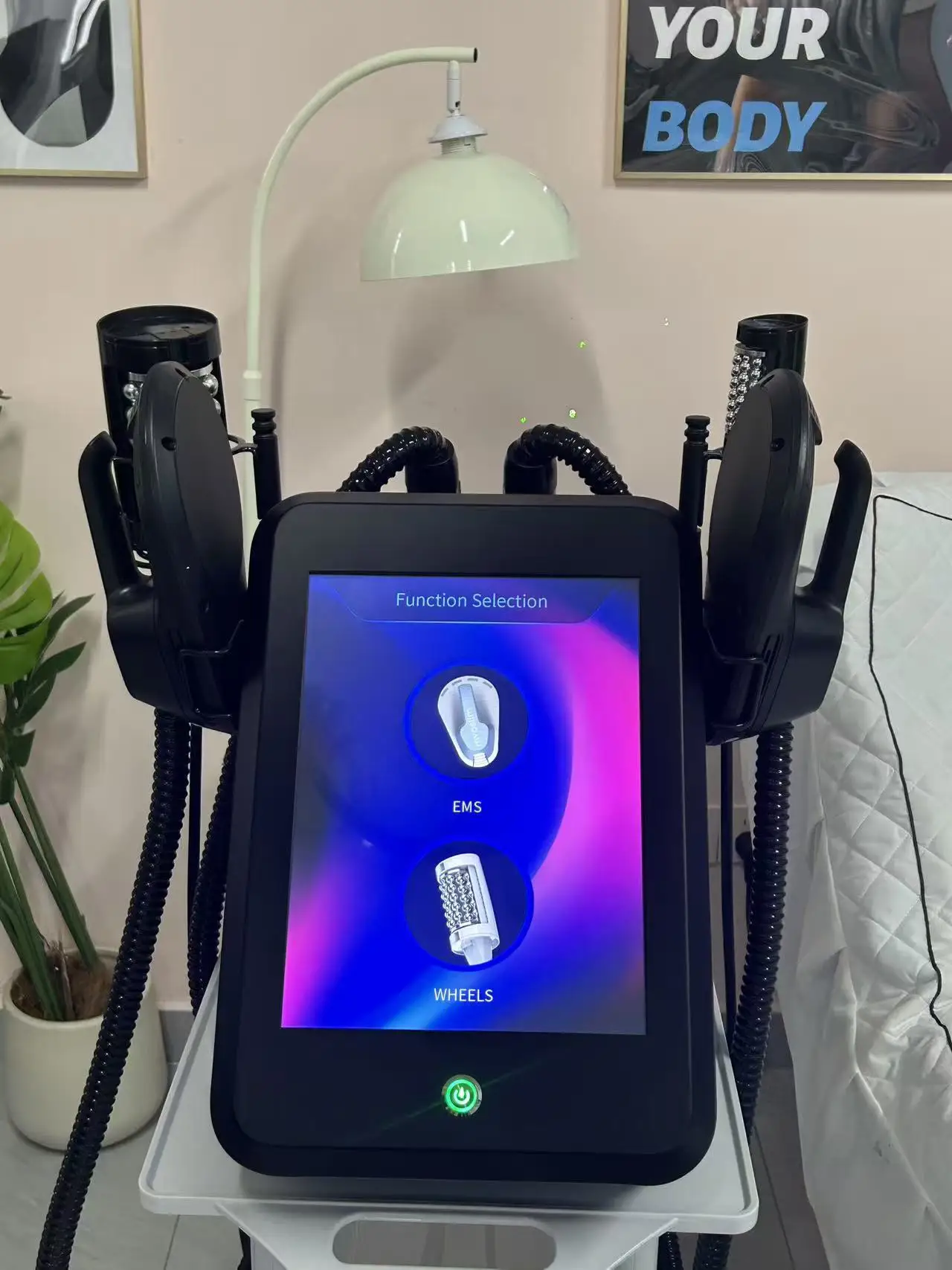 

HIEMT EMSZERO RF Высокоинтенсивная электромагнитная импульсная электромагнитная машина для коррекции фигуры, профессиональная машина для роста мышц и сжигания жира