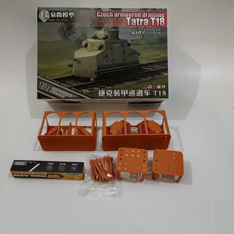 

QW Q09006 Масштаб 1/72 Чехия Бронированная Draisine Tatra T18 Набор пластиковых моделей в сборе