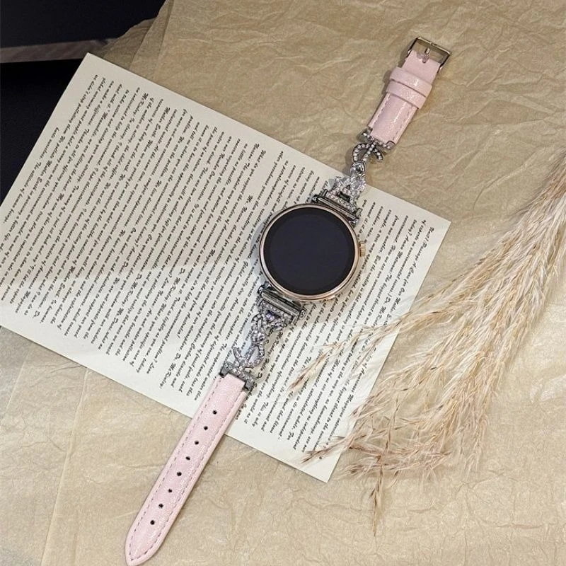 Нишевый S-образный ремешок со стразами подходит для ремешков Huawei GT5/GT5 Pro/GT4/GT2/3/4 22 мм/20 мм/18 мм.