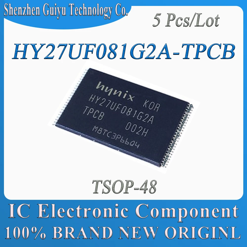 5 Pcs/Lot HY27UF081G2A-TPCB HY27UF081G2A-TP HY27UF081G2A HY27UF081G2 HY27UF081G HY27UF081 HY27UF TSOP-48 IC Chip