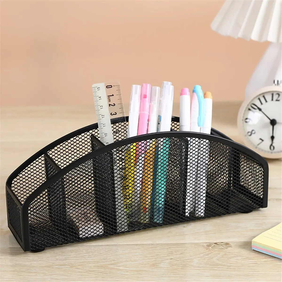 2026 Trend Desk Organizer & Pen Holder, Large-Capacity Metal Mesh Pencil Cup, Art Supplies, Makeup Brushes Storage