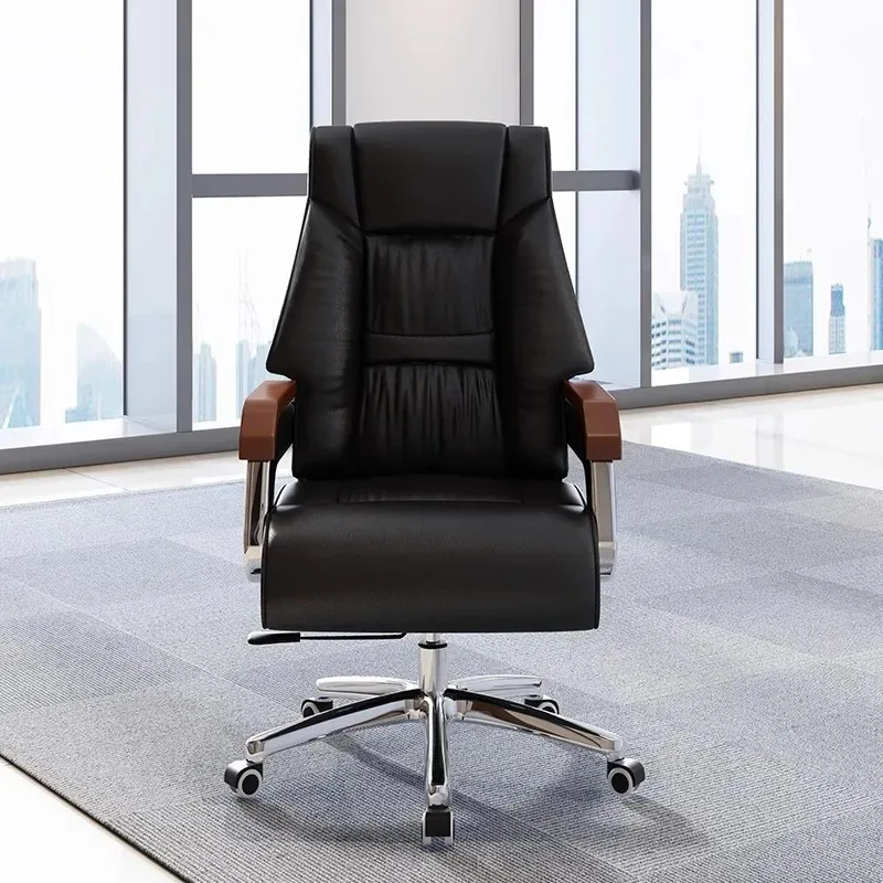 Modern Luxury Ergonomic Office Chair With Comfortable Massage Feature Best Leather and PU Material for Lazy Office Workers