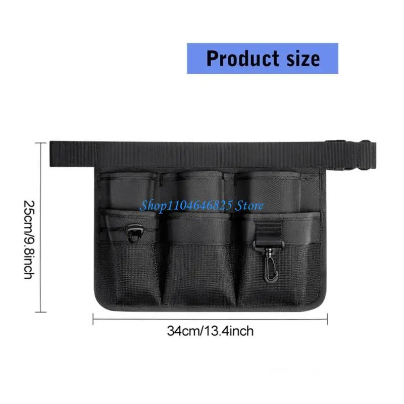 Adjustable Waterproof Gardening Apron With Fabric Tool Holder