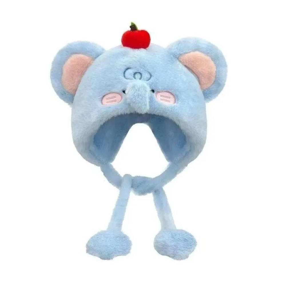 

Sweet Cute Ear Protection Hat Korean Style Cartoon Plush Pullover Hats Headgear Soft Plush Earmuffs Cap Girls