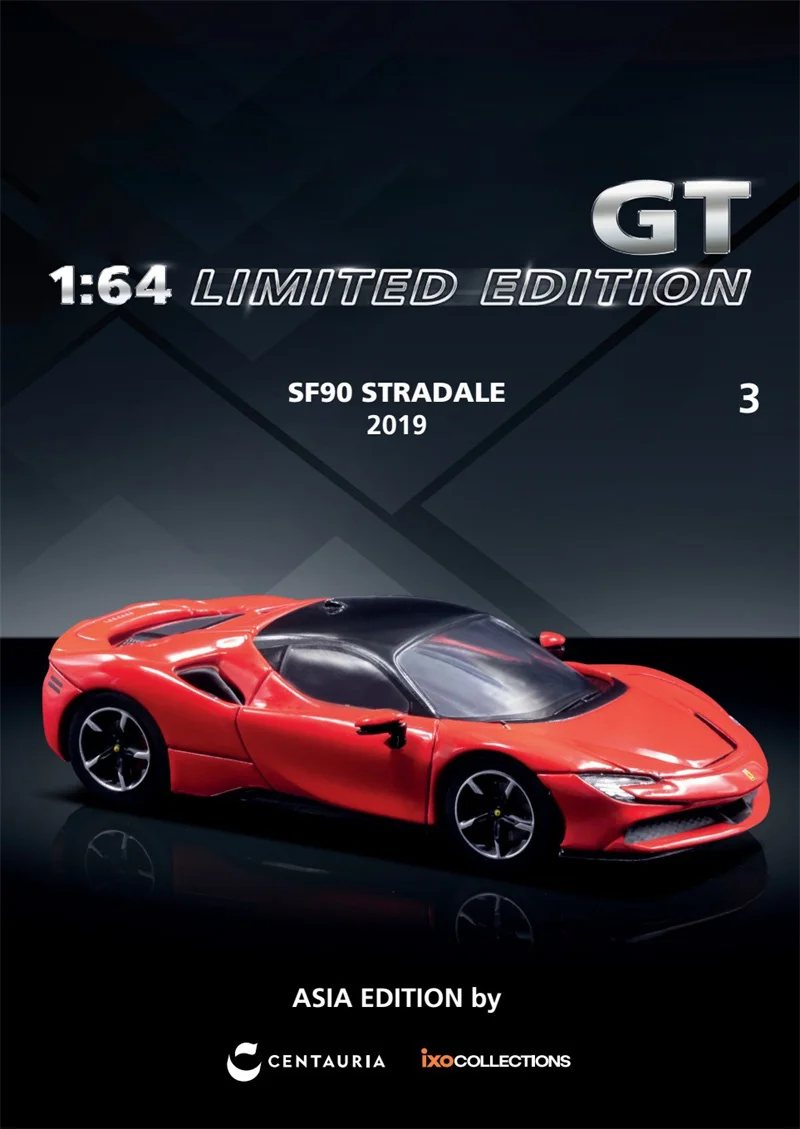 

CENTAURIA & IXOCOLLECTIONS 1:64 SF90 STRADALE 2019 simplified Red Diecast Model Car