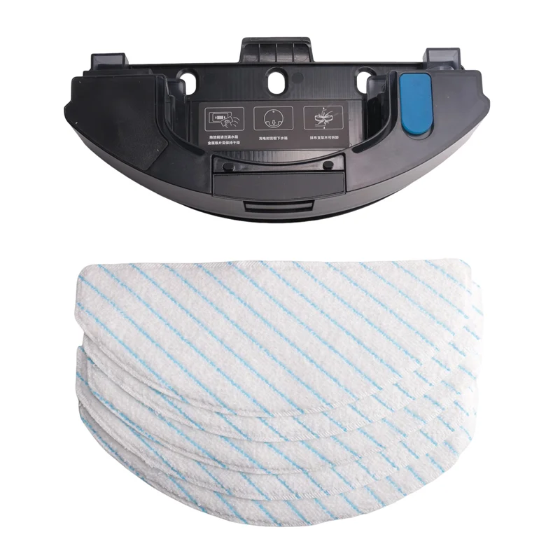 Ecovacs Deebot OZMO T8/T8+/T9/T8MAX/T8 AIVI/T9 Max OZMO PRO 진공 청소기 진동 걸레 키트용 EAS-물 탱크 걸레 천