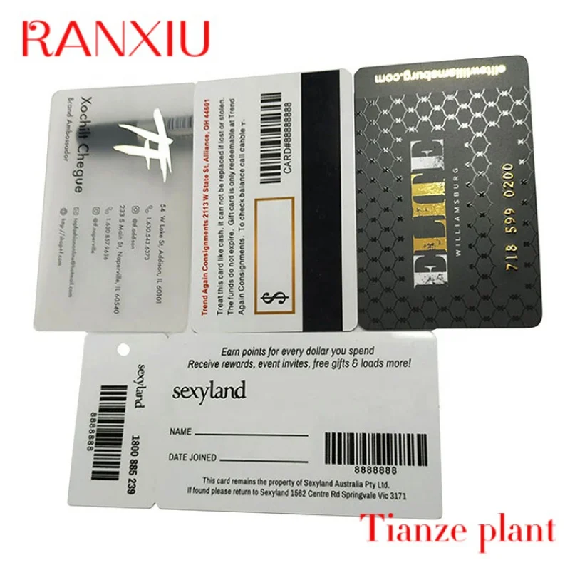 

Custom maker promotion custom cr80 30mil thick vip loyalty plastic white pvc id membership gift printing business card