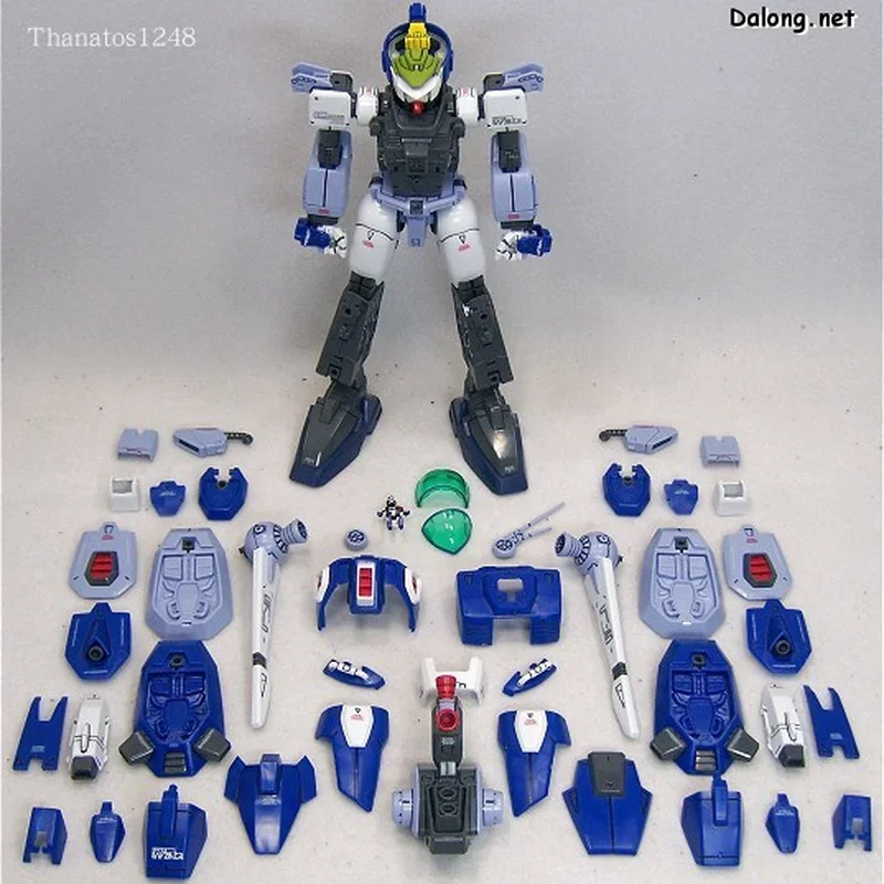 Bandai Genuino Blu Cometa SPT Layzner Anime Figura 1/48 Nuovo Layzner R3 Collezione Gunpla Anime Action Figure Giocattoli per I Bambini