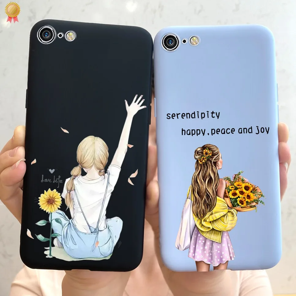 For IPhone 6 Plus 6Plus Case Cute Kawaii Girl Shockproof Silicon Bumper Capa For IPhone6 Case For IPhone 6 Plus 6Plus Back Cover