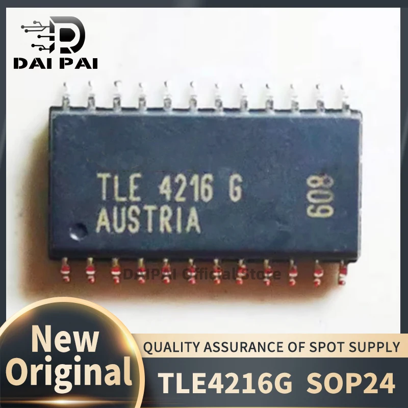 (5 قطعة-10 قطعة/الوحدة) 100% جديد الأصلي TLE4216G TLE4216 TLE 4216G SOP-24 شرائح #1