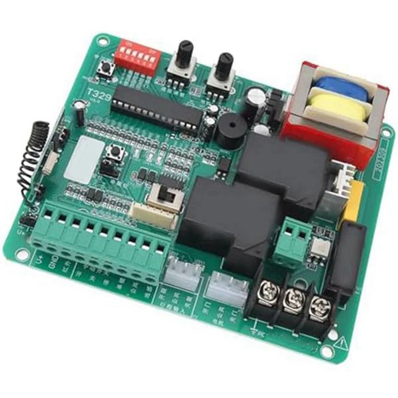 Circuit Control Board,Automatic Door Opener Control Board,Main Electronic Control Board for Sliding Gate Motor 220V-A62I
