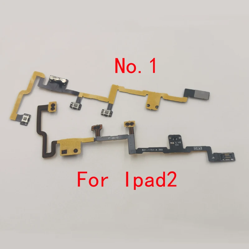 1Pcs Volume Control Power Switch On Off Button Flex Cable For IPAD 2 3 4 A1395 A1396 IPAD2 IPAD3 IPAD4 A1416 A1430 A1458 A1460