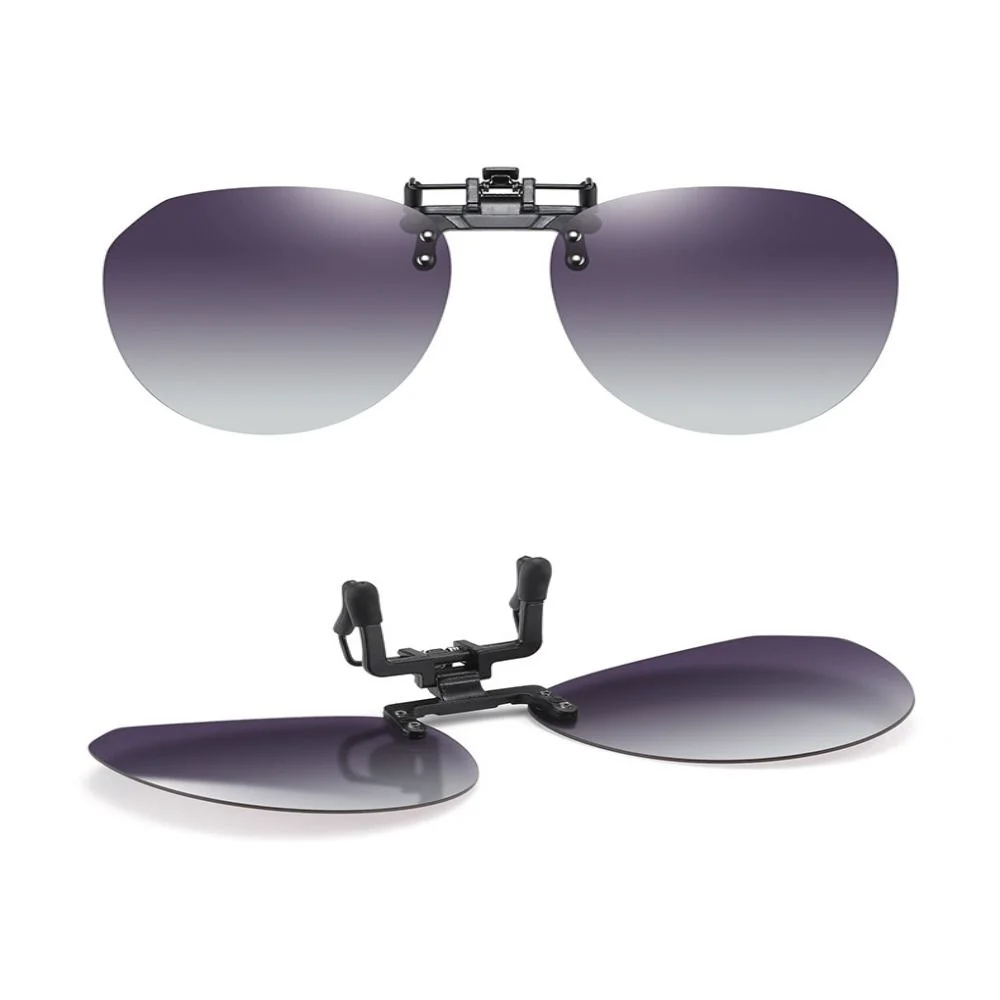 UV400 يوم للرؤية الليلية حملق كليب الأشعة فوق البنفسجية حماية عدسات قطبية قصر النظر نظارات كليب مكافحة وهج بدوره متابعة كليب على النظارات الشمسية #4