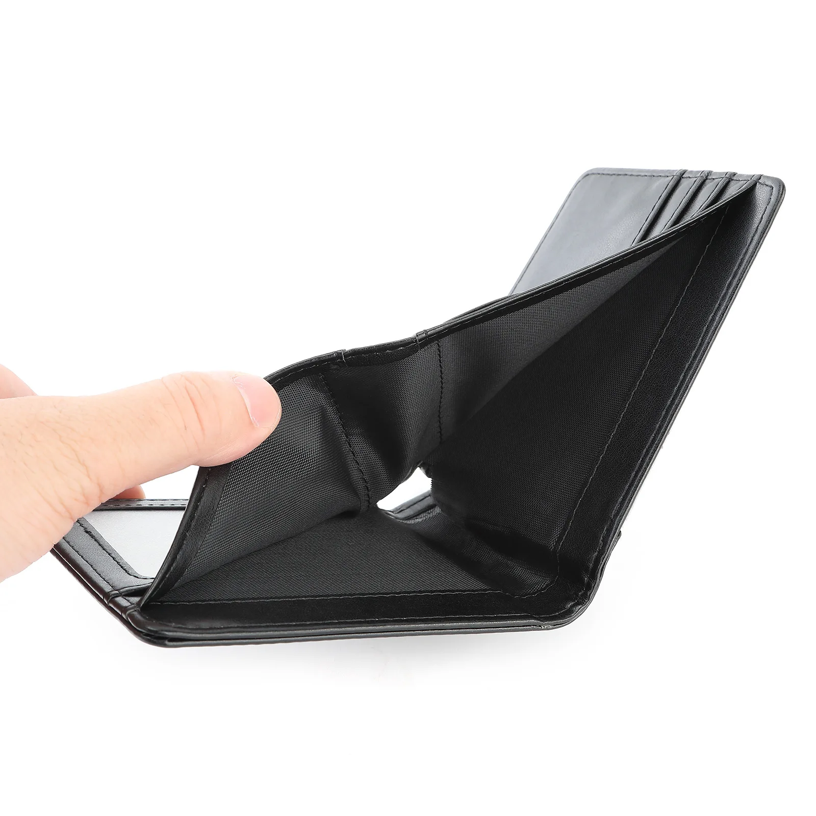 

Leather Card Holder Money Bag Money Clip For Travel Anniversary Gift Men
